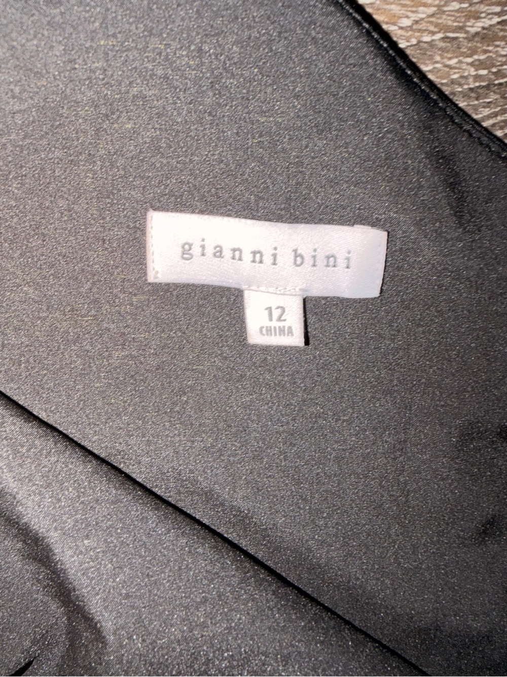 Gianni Bini Valerie One Shoulder Long Sleeve Faux Wrap Tie Side Mini Dress - Picture 3 of 5
